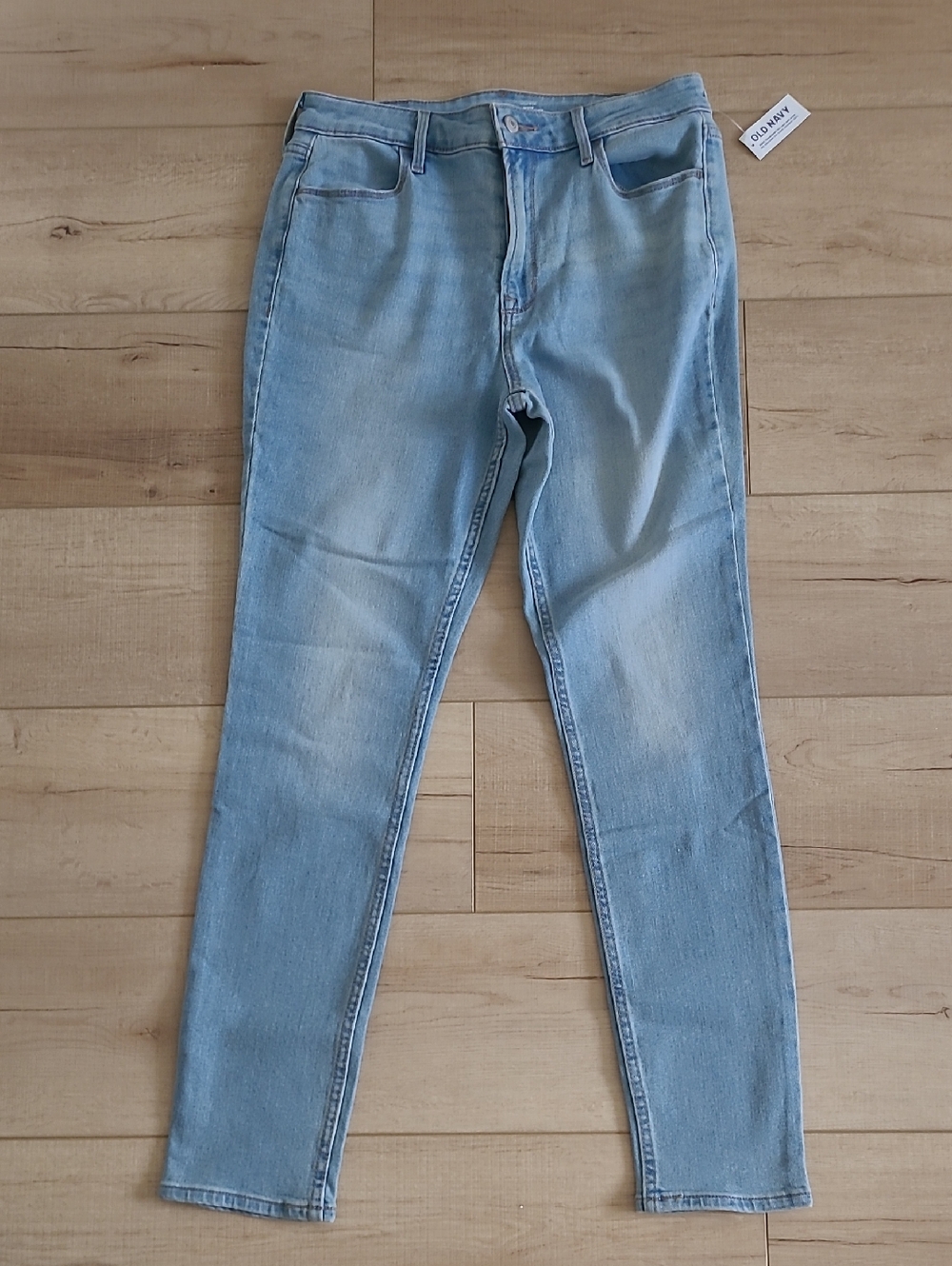 Old Navy Wow Light Blue Skinny Jeans High Rise - Women